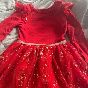 Cat & Jack Red Dress 5T